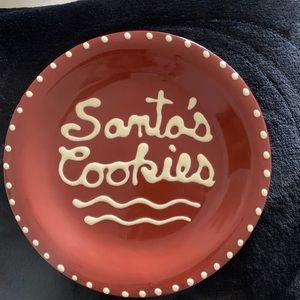 Red ware pottery plate